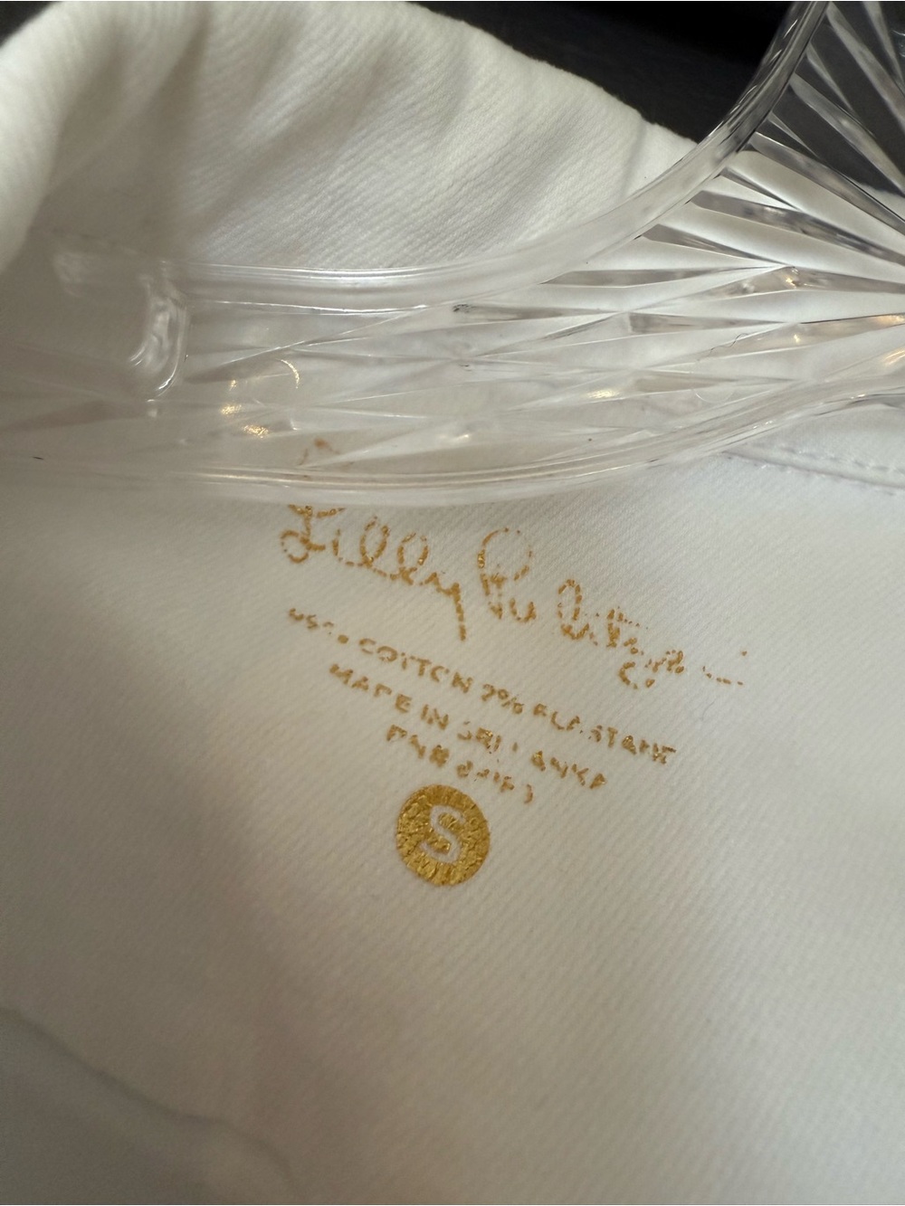 Lilly Pulitzer seaspray denim jacket - Picture 3 of 4